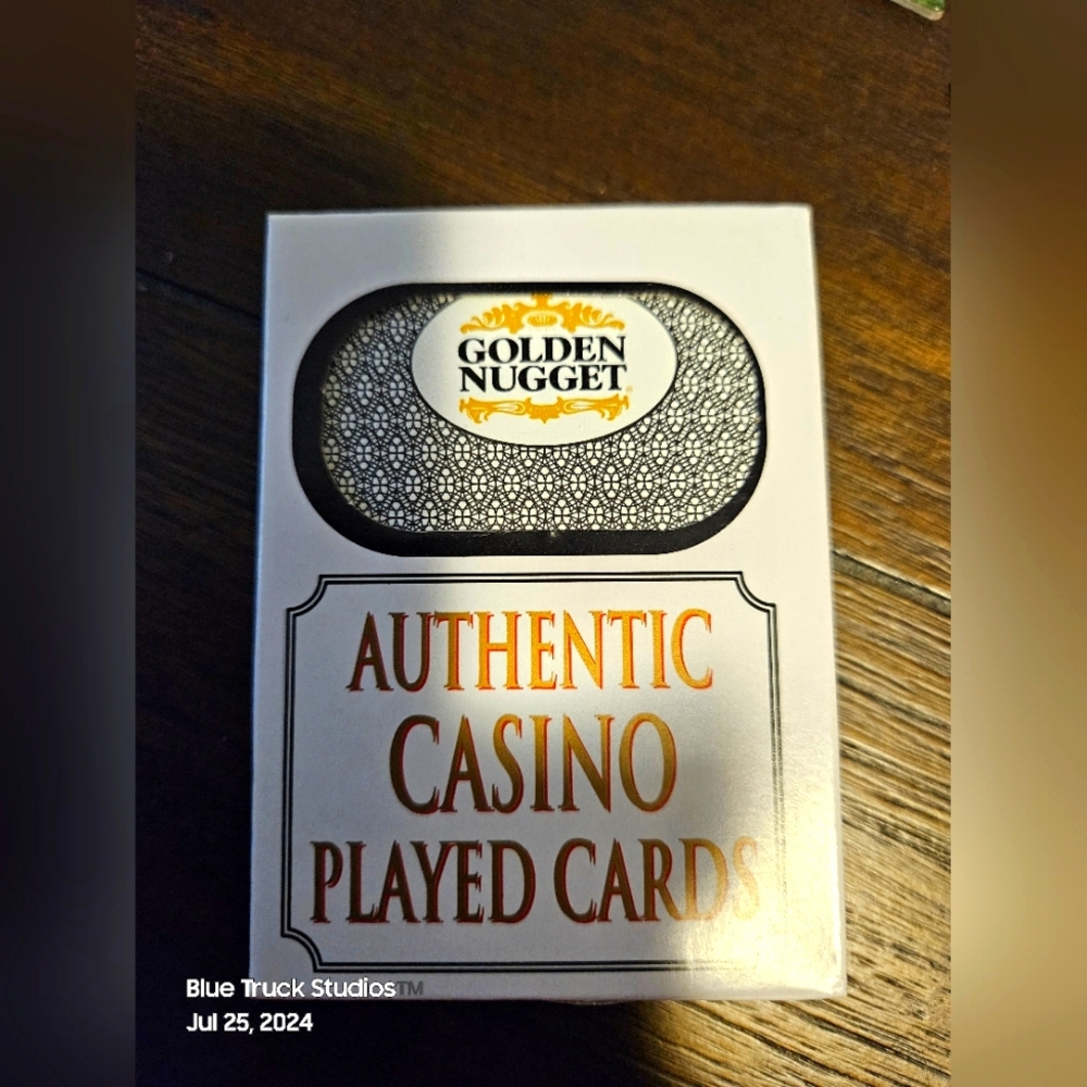 Golden Nugget Casino Played Cards Hotel Las Vegas Deck of Cards